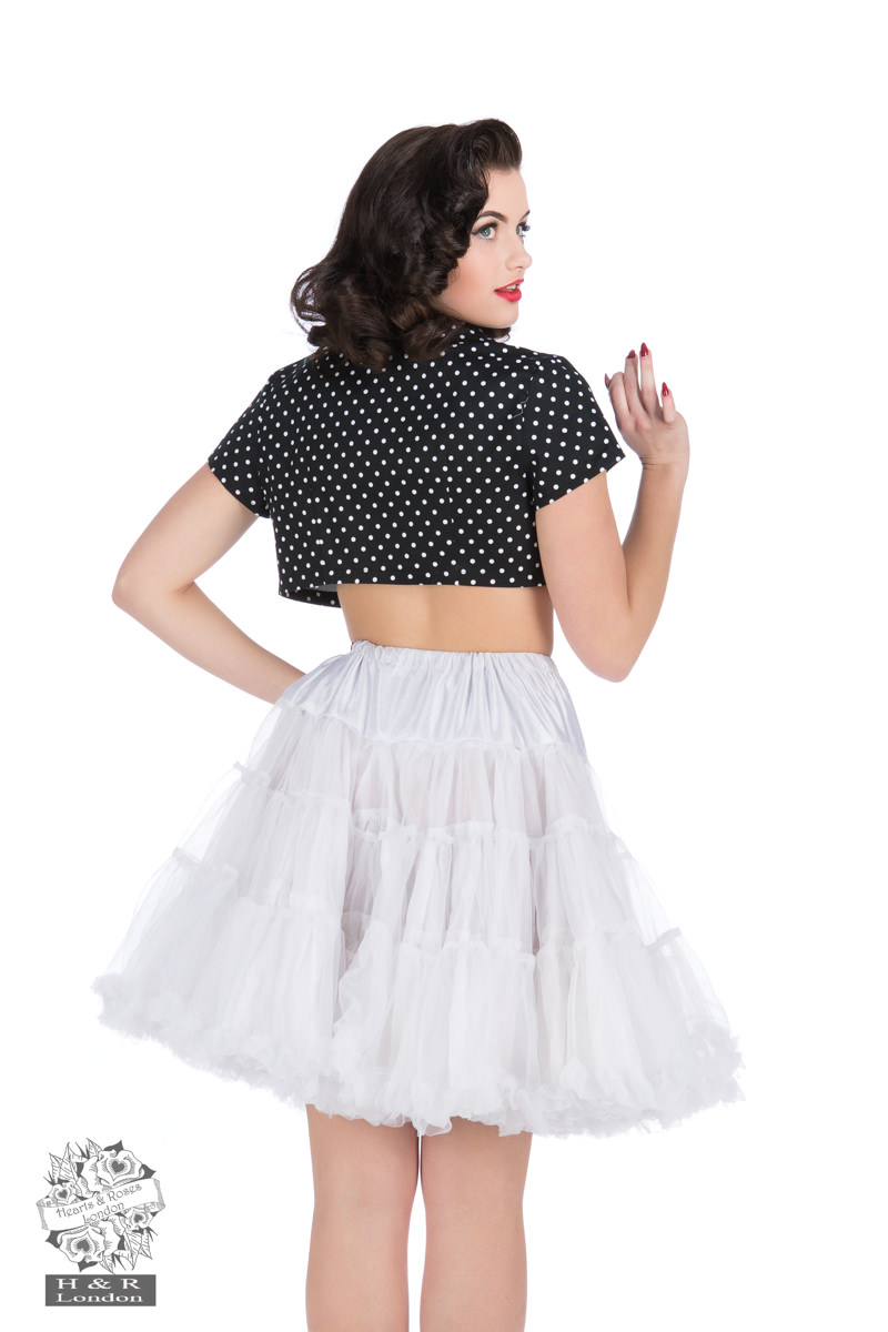 Black White Small Dot Bolero